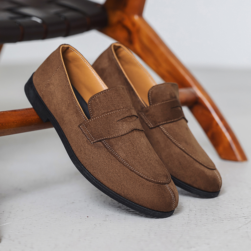 Men Shoes Boss - Moda Deri Erkek Loafer'lar Hafif Yumuşak