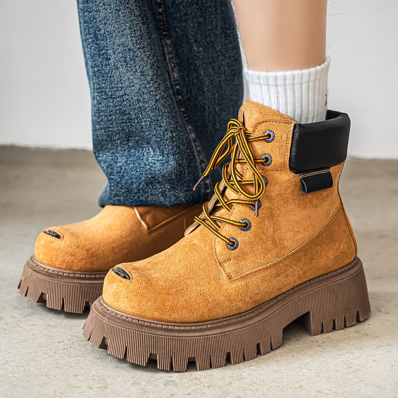 Men'S Shoes Wide Width - Klasik Yüksek Bilekli Botlar Açık Hava