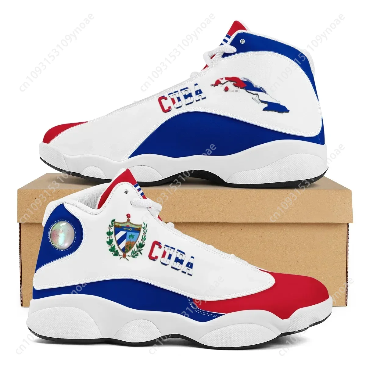 Men Shoes Running - KÜBA Bayrağı Baskı Serin Erkekler Basketbol