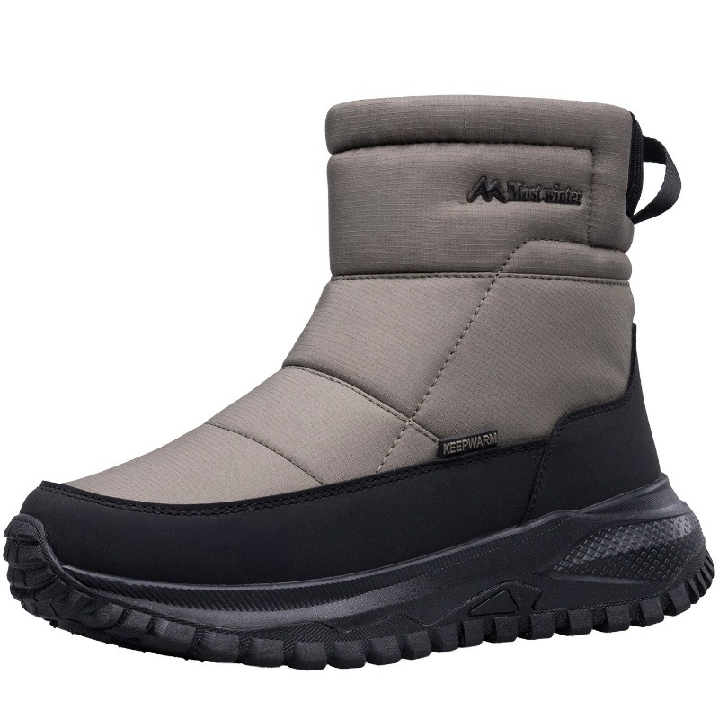 Men'S Shoes Zipper - Erkek botları sıcak kar botları su