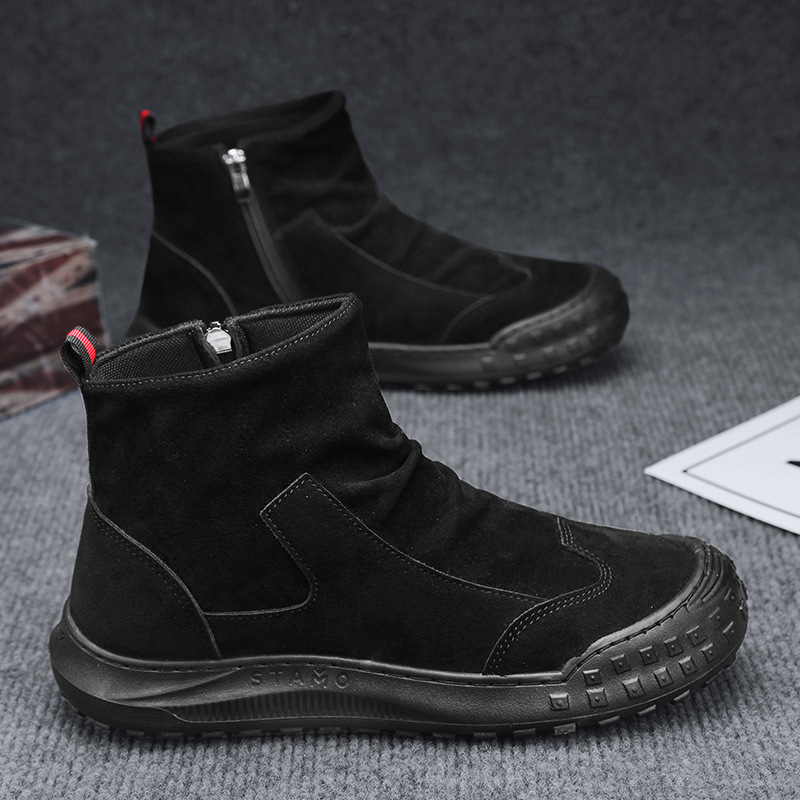Erkekler İçin Süet Ayakkabılar - Men'S Shoes Zipper incelemesi ve fiyatı