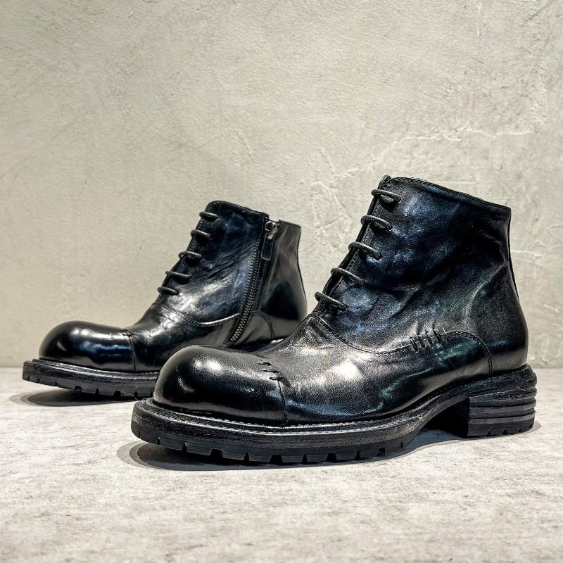 Etnik Tarz Yıkanmış At Derisi  - Men'S Shoes Zipper incelemesi ve fiyatı