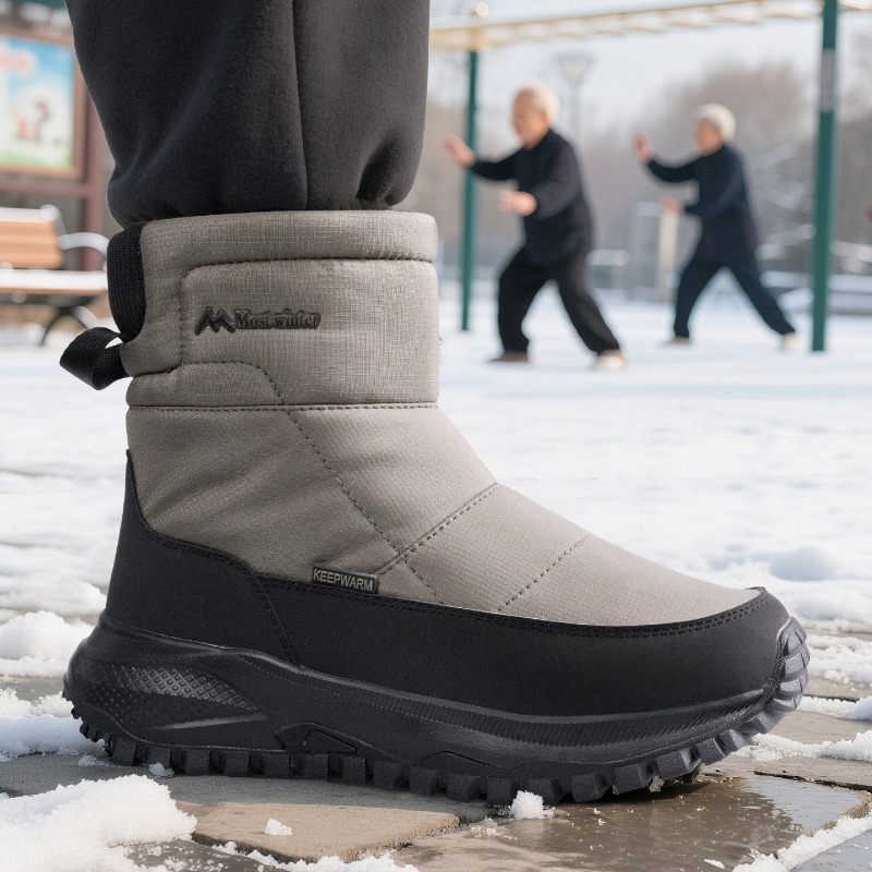 Erkek botları sıcak kar botlar - Men'S Shoes Zipper incelemesi ve fiyatı