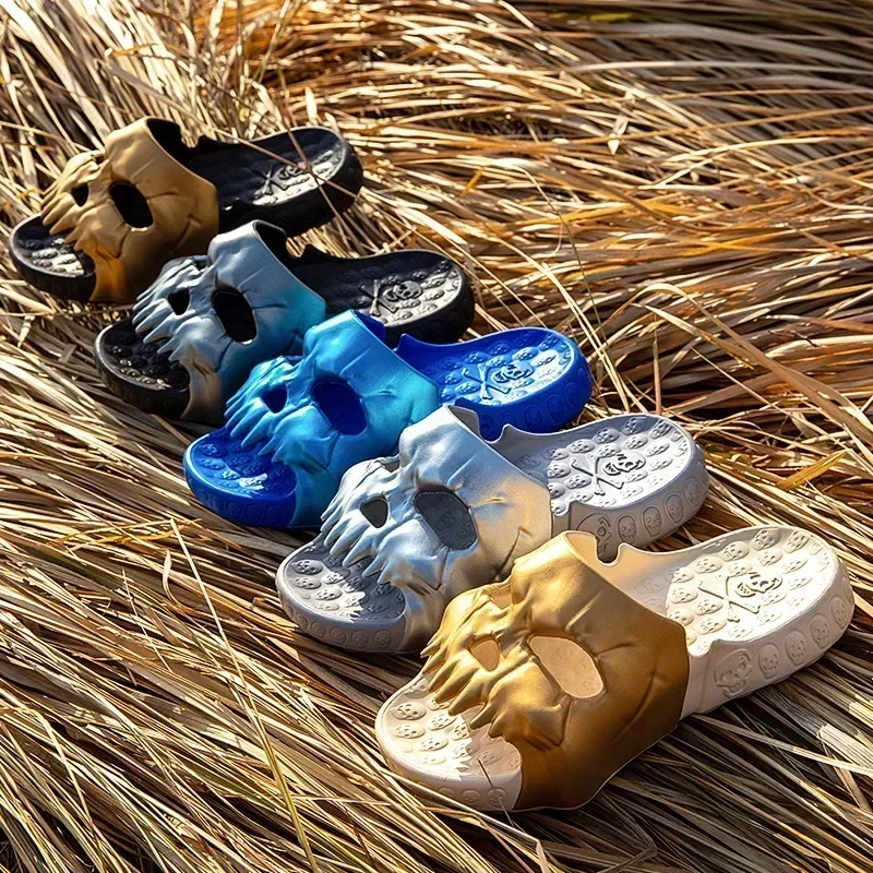 Yaz Erkek Kafatası Terlik Y2k  - Men'S Shoes Cloud incelemesi ve fiyatı