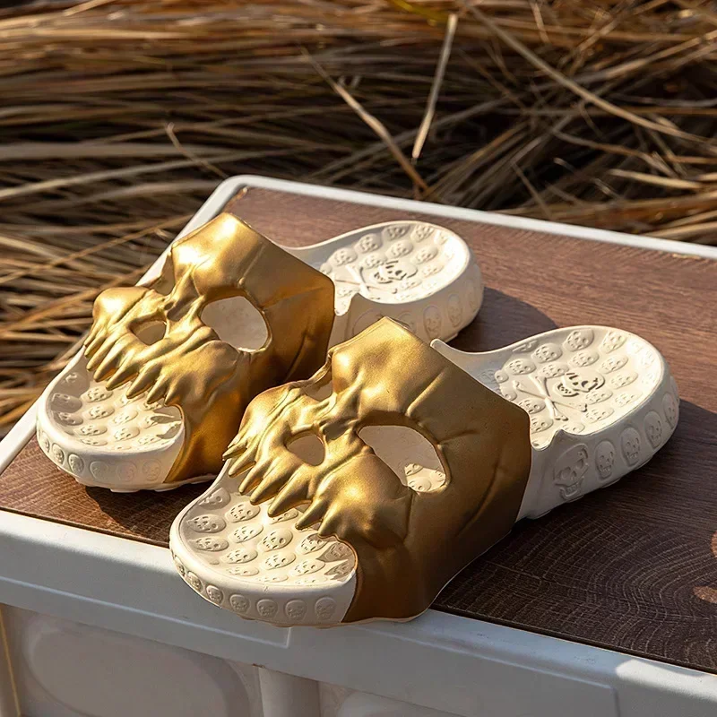 Yaz Erkek Kafatası Terlik Y2k  - Men'S Shoes Cloud incelemesi ve fiyatı