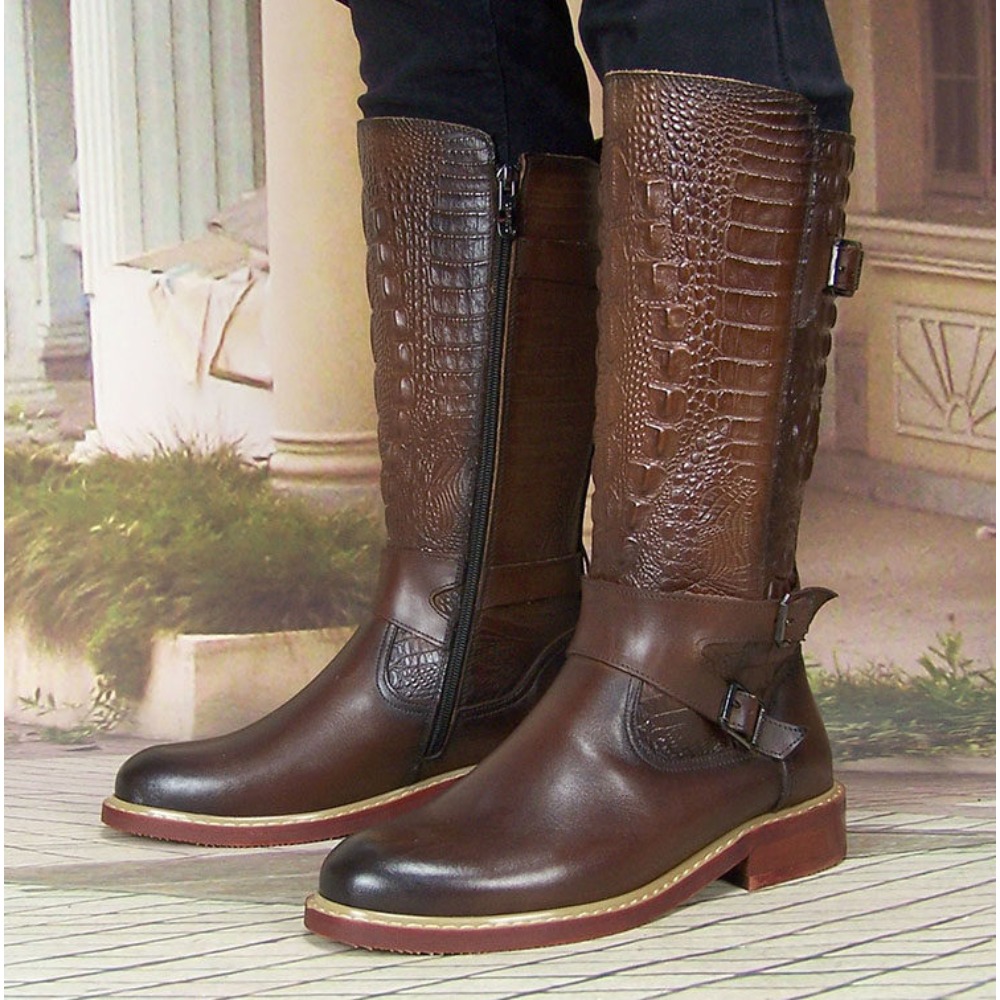 Erkek Modası Kabartmalı Deri O - Men'S Shoes Zipper incelemesi ve fiyatı