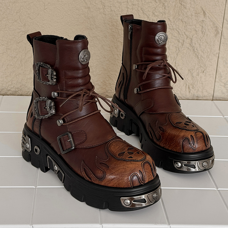 Erkekler İçin Boy Uzatıcı Punk - Men'S Shoes Zipper incelemesi ve fiyatı