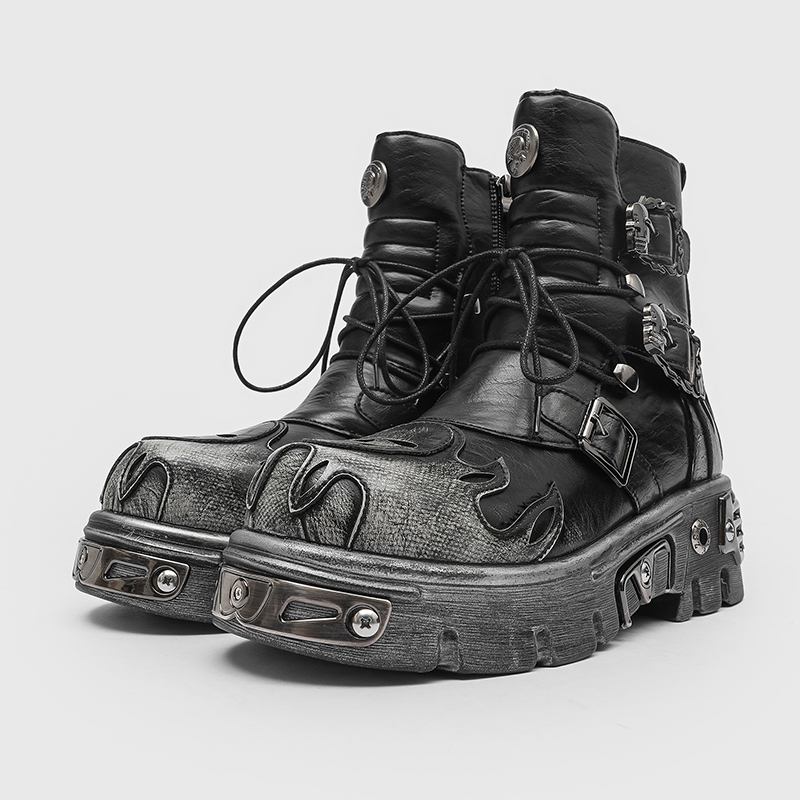 Erkekler İçin Boy Uzatıcı Punk - Men'S Shoes Zipper incelemesi ve fiyatı